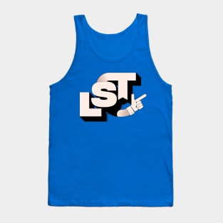 LST White Tank Top